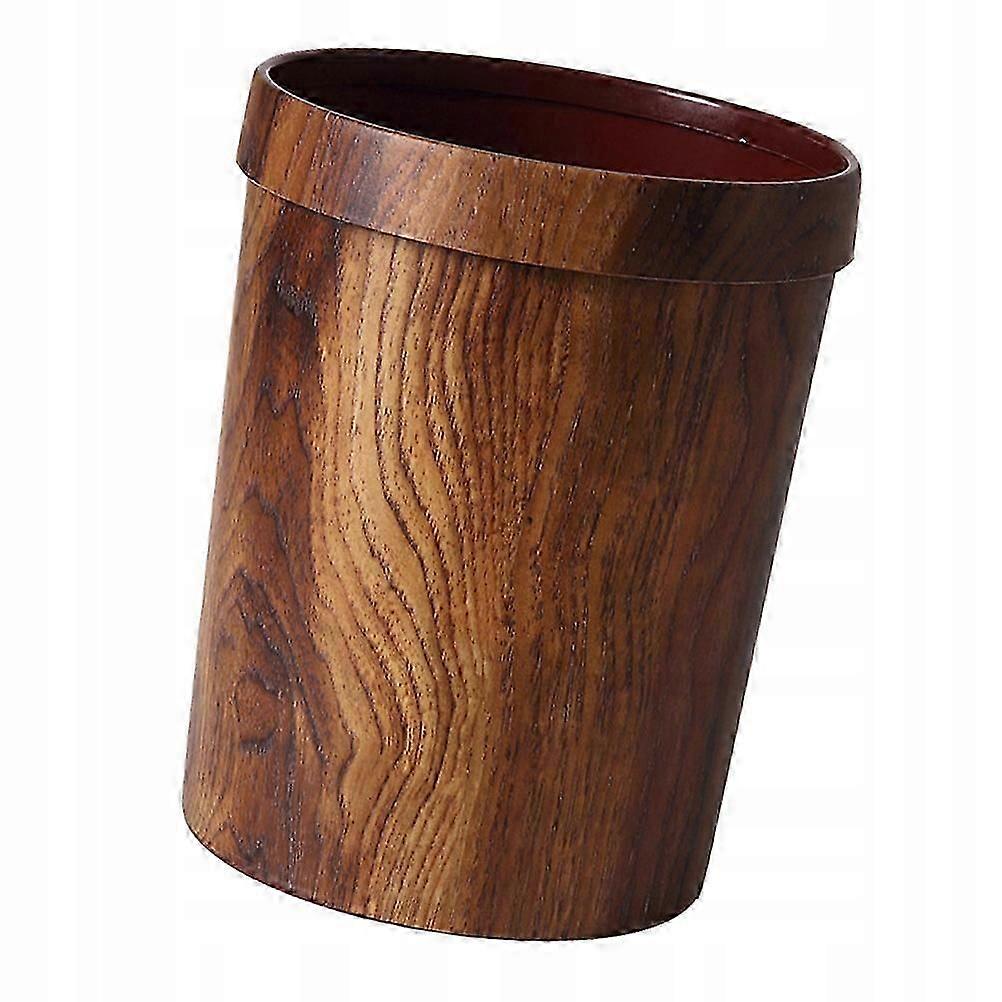 Retro Trash Can Outdoor Square Decorative