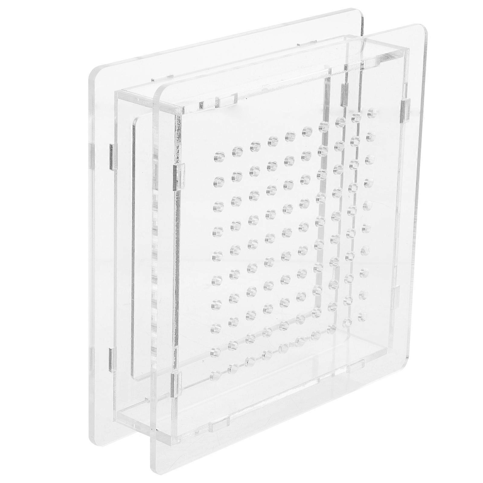 Caviar Maker Box with 100 Holes for Home Use Acrylic Dispenser Practical Kitchen Tool Transparent