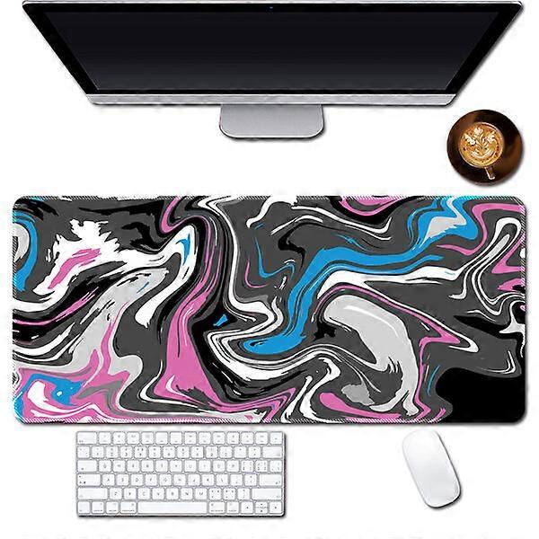 Computer desk mat, 80x40cm 3mm thick, non-slip and versatile in design