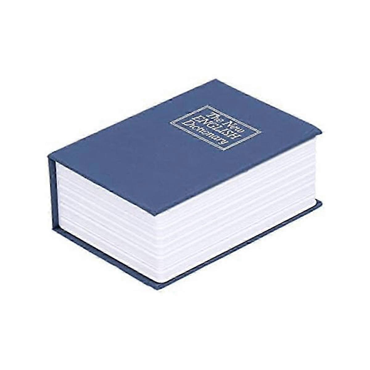 Safe for Money and Jewelry That Imitates the Look of A Book and is Perfect for Home and Office (Mini Blue)