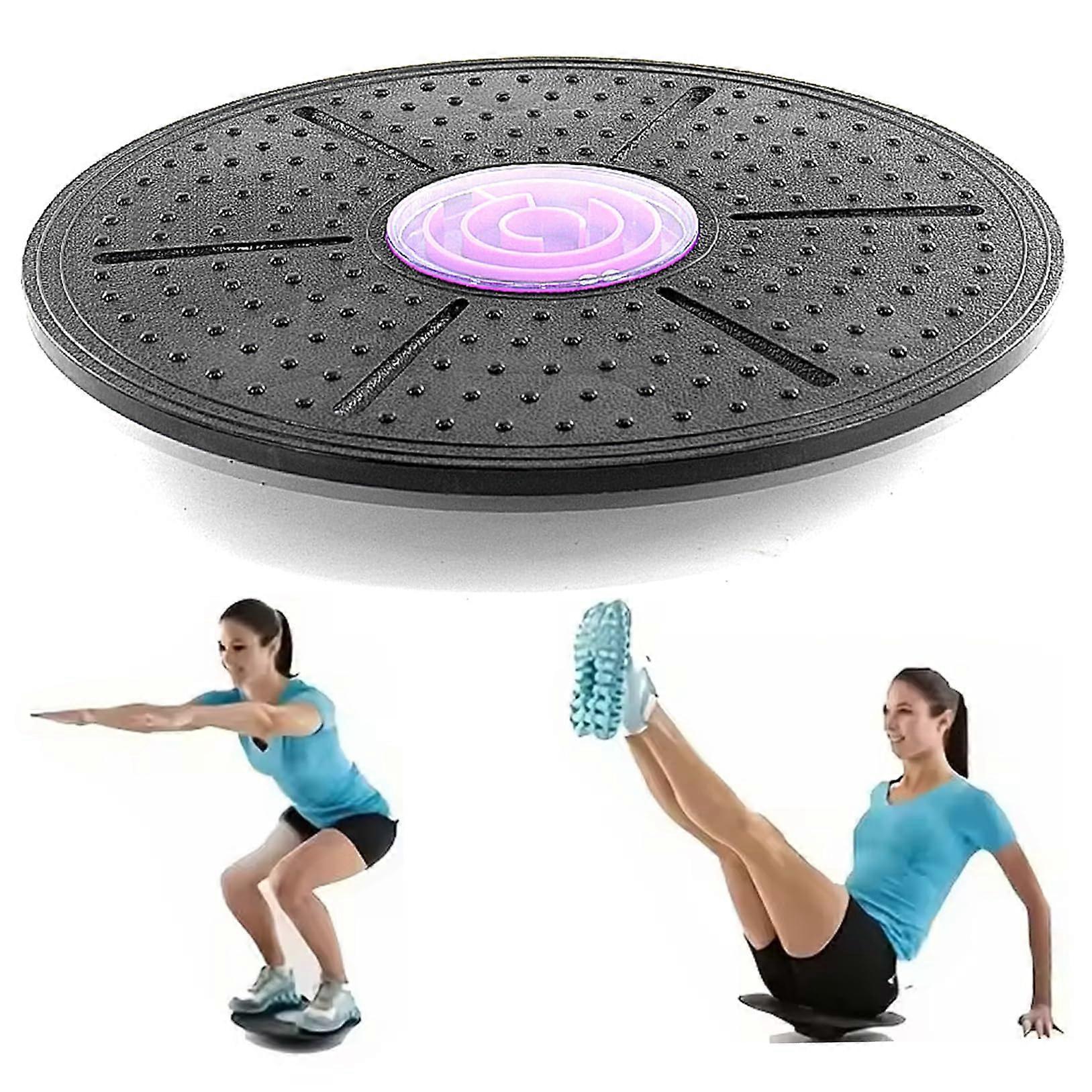 Balance Boards for Adults and Kids, 14 Inch Non-Slip Plastic Wobble Board for Core Strength, Stability, and Rehabilitation