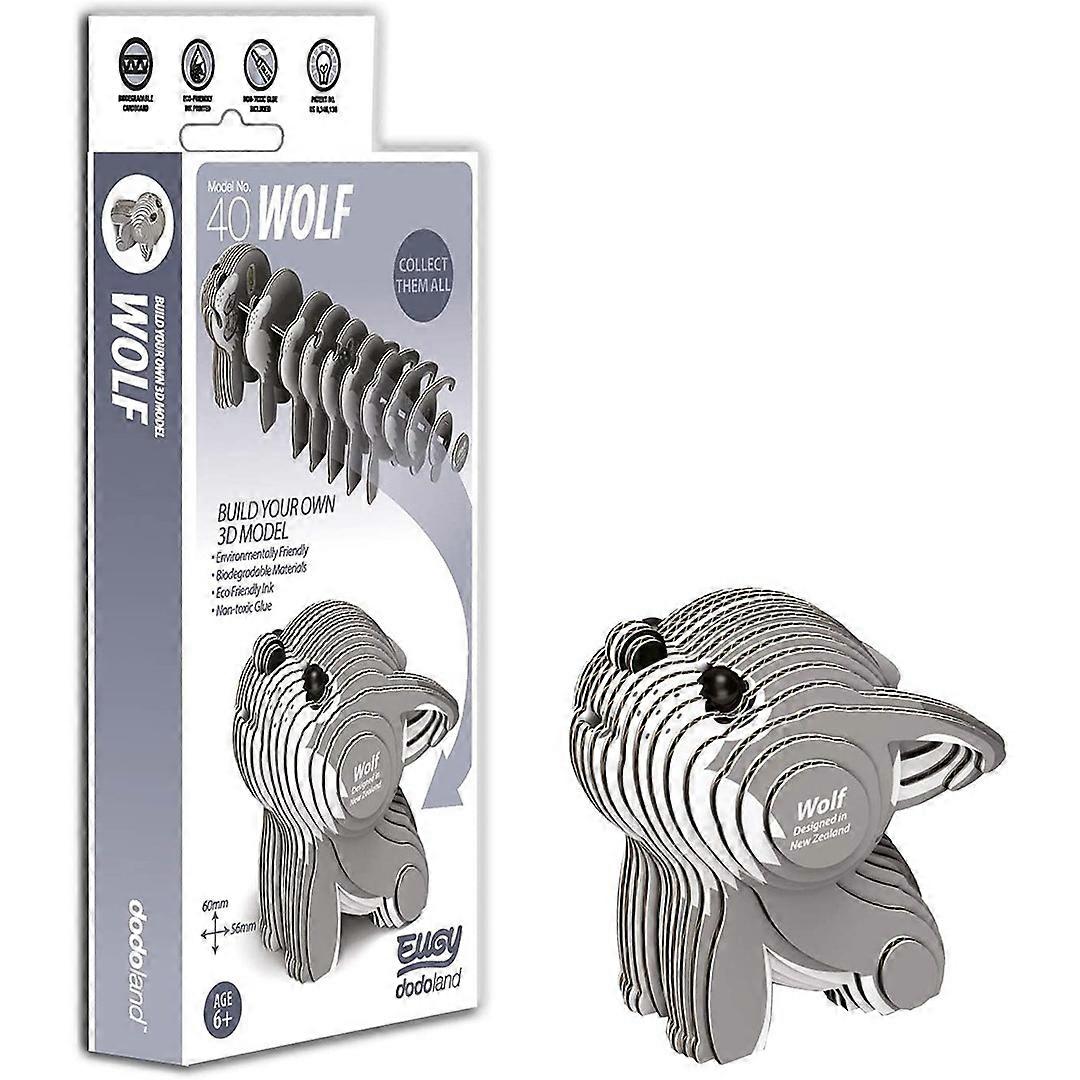 EUGY Wolf 3D Craft Kit