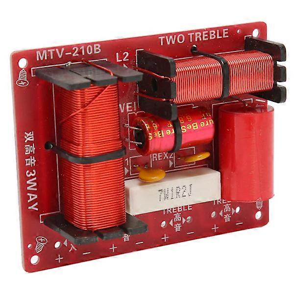 Audio Speaker Frequency Divider 2 Tweeter 1 Bass 150W 2-Way Crossover Filters for Replacement