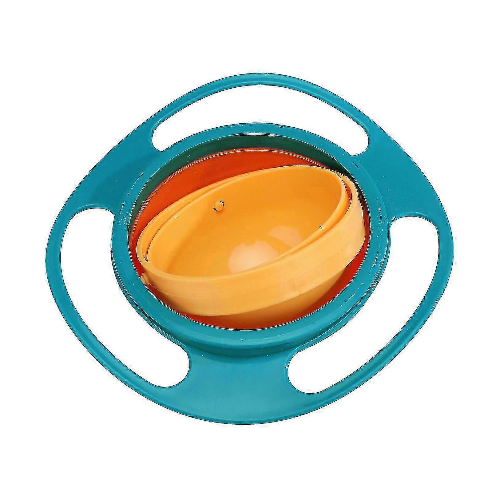 아기 자이로 그릇 360도 회전 유출 방지 어린이 먹이 접시 그릇; 아기 자이로 그릇 360 회전 유출 방지 어린이 먹이 접시 그릇