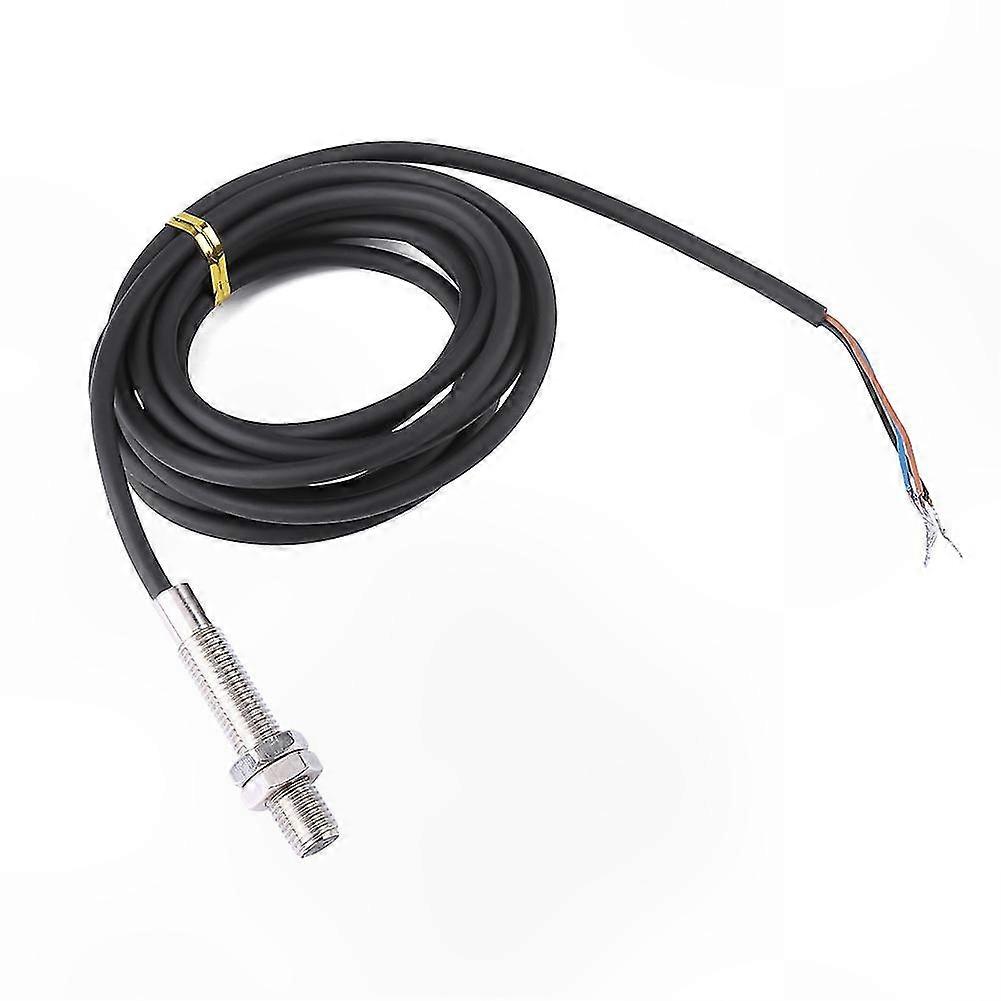 Cylindrical Diffuse Reflective Photoelectric Sensor Switch 12-24V DC