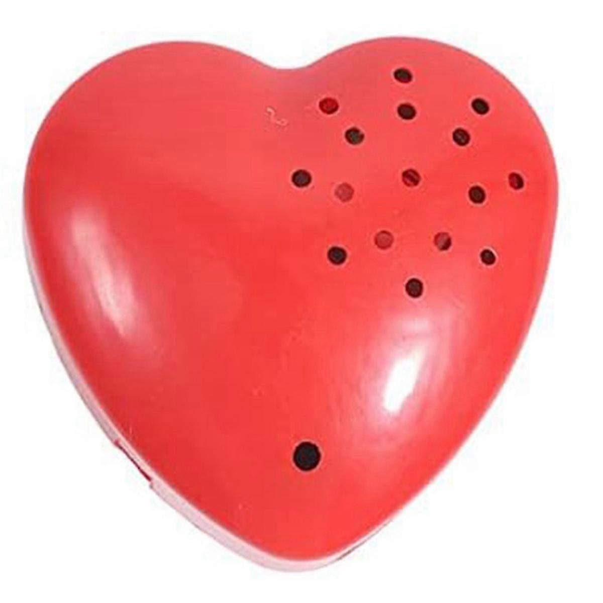 1PCS Heart Shaped Voice Recorder, Voice Recording Button 10 Seconds, Valentine'S Day Heart Sound Rec