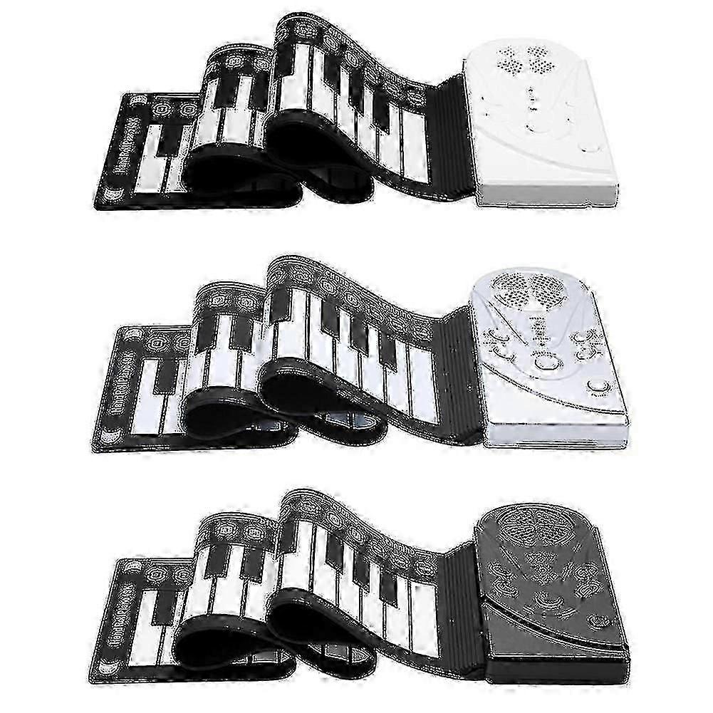 Usb 49 toetsen Hand Roll Up Piano Draagbare Elektronische Keyboard Instrumenten