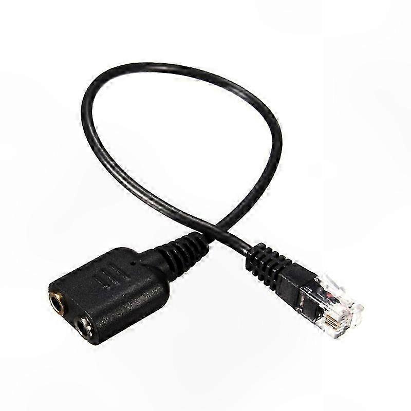 3.5mm to RJ9 Adapter Cable for Phone and Headset Use