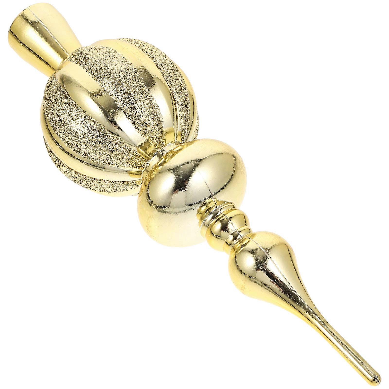 Spherical Tree Topper Ornament For Festival Parties 9.04X2.63X2.63In 1Set