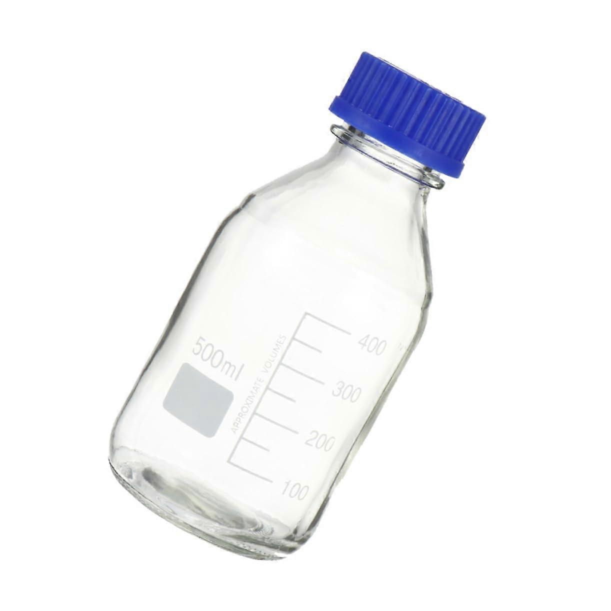 Chemical Reagent Bottle Glass Reagent Bottle With Lid Scale For Laboratory Use