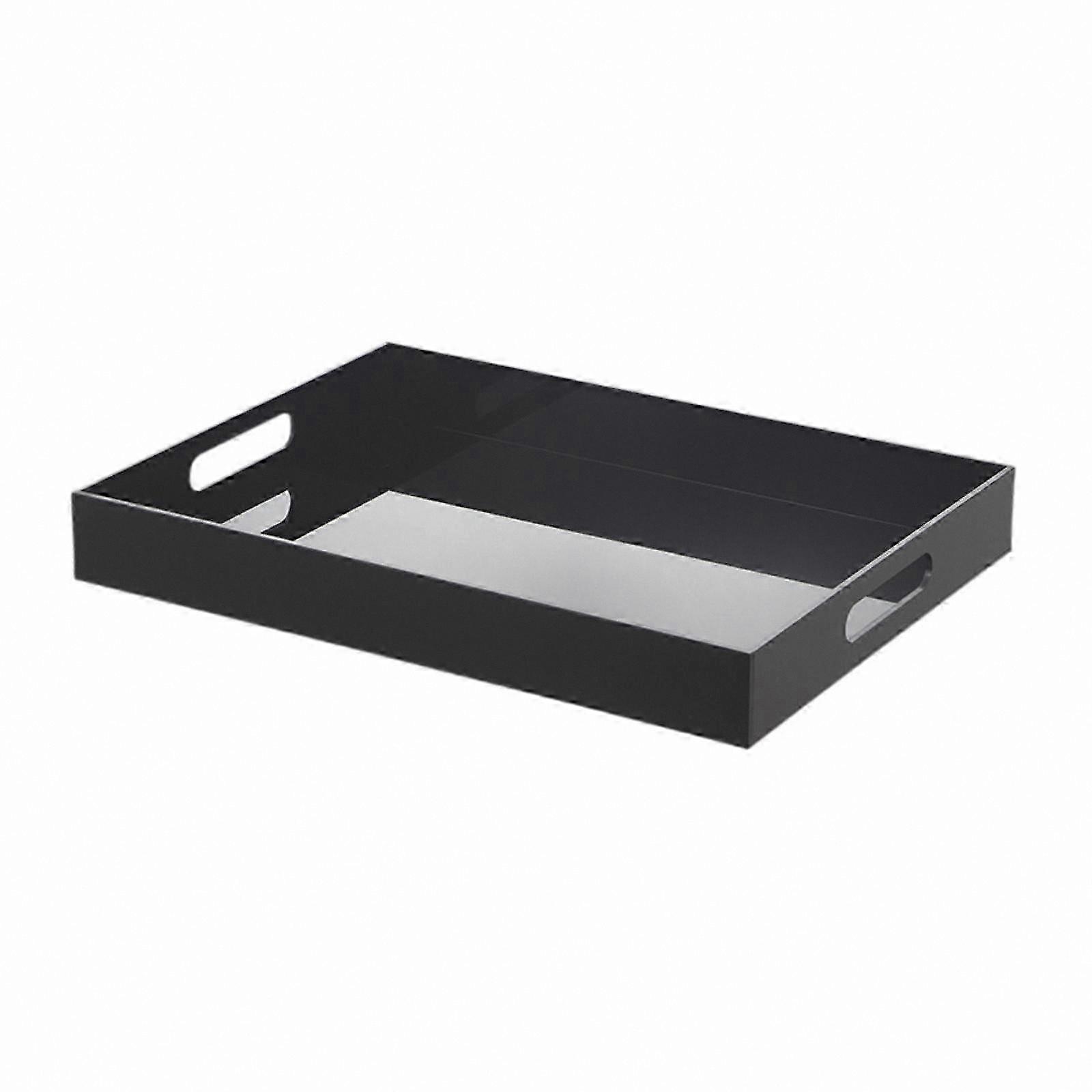 Rectangular Clear Acrylic Tray for Fruit Bathroom Vanity Organizer Transparent Countertop Storage Solution