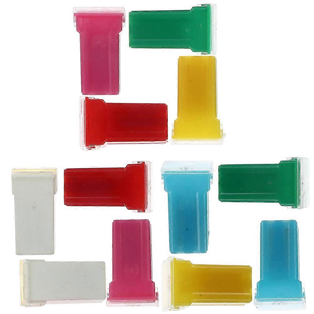 SUV Truck Car Fuse Assortment Kit 12pcs Plastic Material for Various Vehicles 12v-24v Replacement