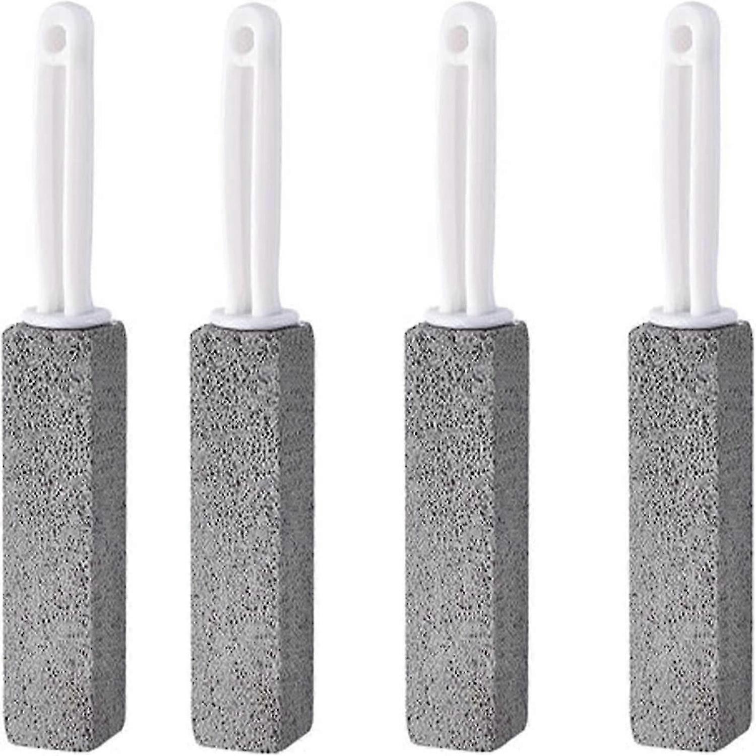 Set of 4 Pumice Stone Cleaning Stone with Handle, Toilet Cleaning Stone