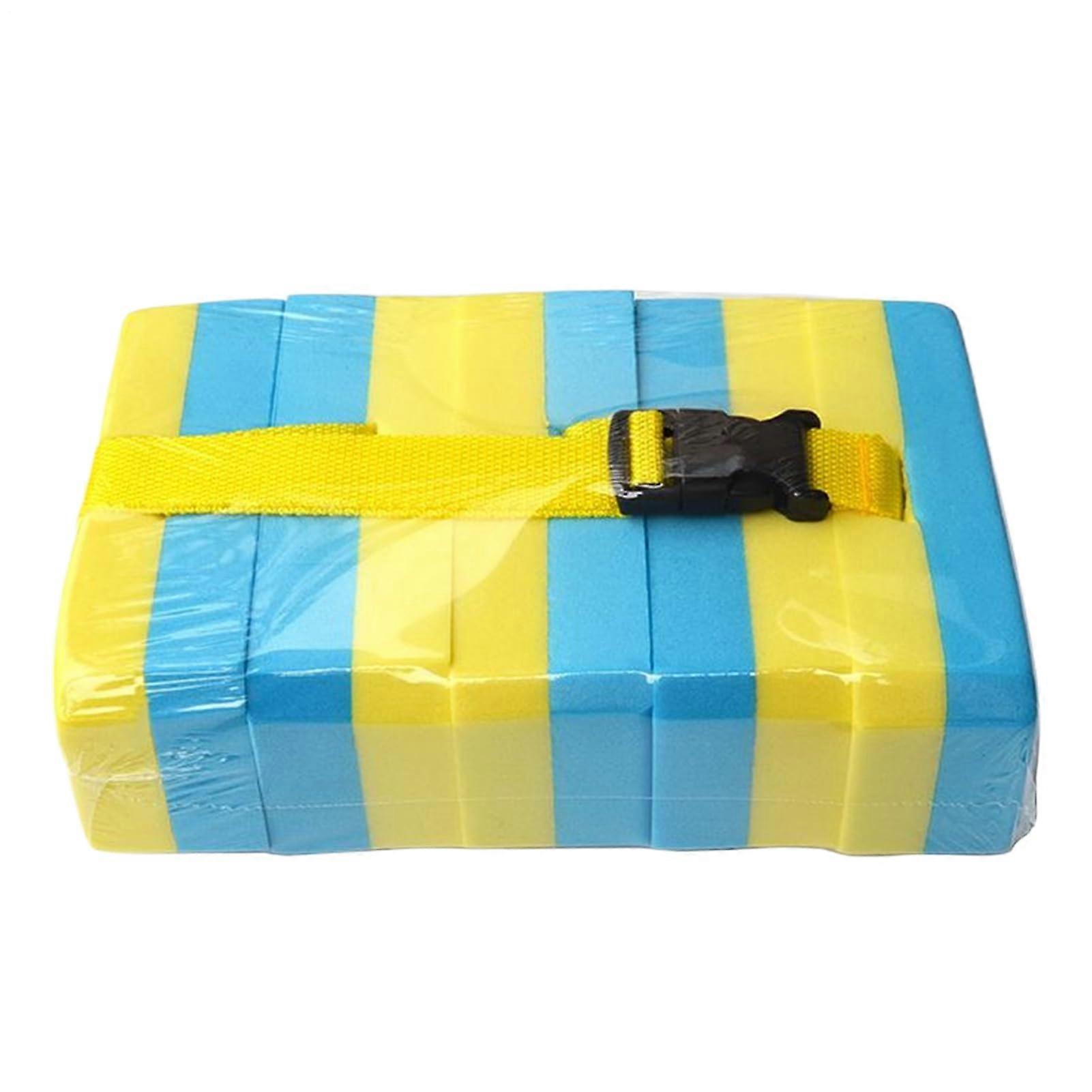 Adjustable EVA Kids Swim Floatation Belt Blue And Yellow EVA Foam Material, Adjustable Waist Strap, For Youth And Teens