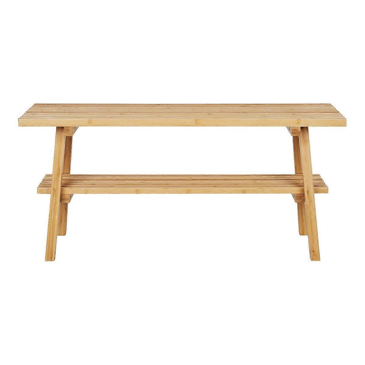 Ember Bank, Bruin, Bamboe, 70x28x45 cm