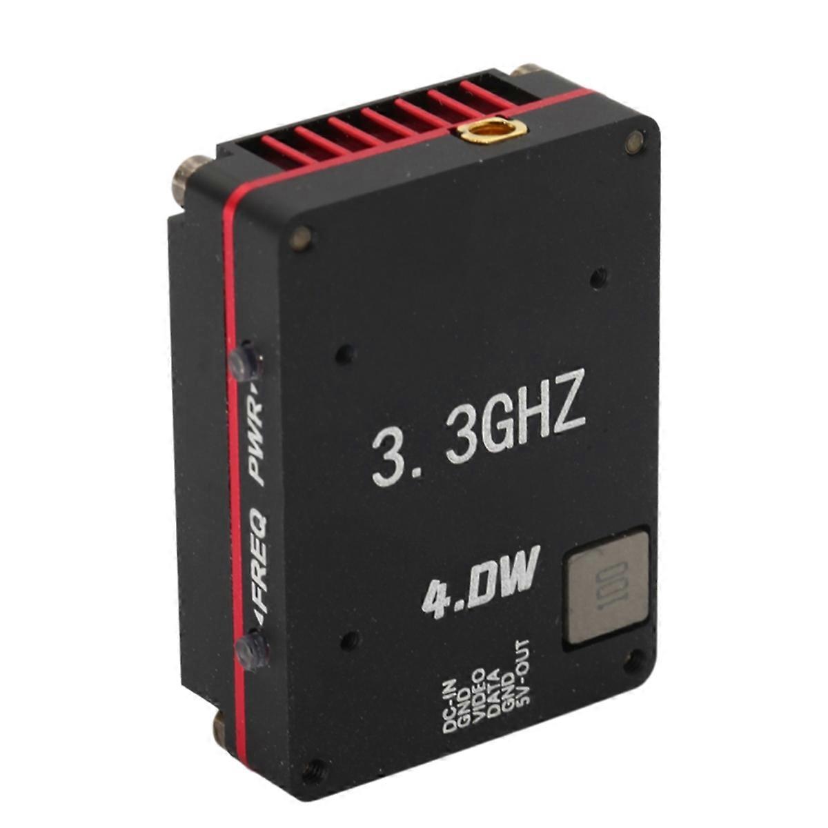 3.3G 4W VTX 16CH FPV Audio Video  mitter PAL/NTSC Support OSD Parameter Adjustment for FPV Long Range RC Drone