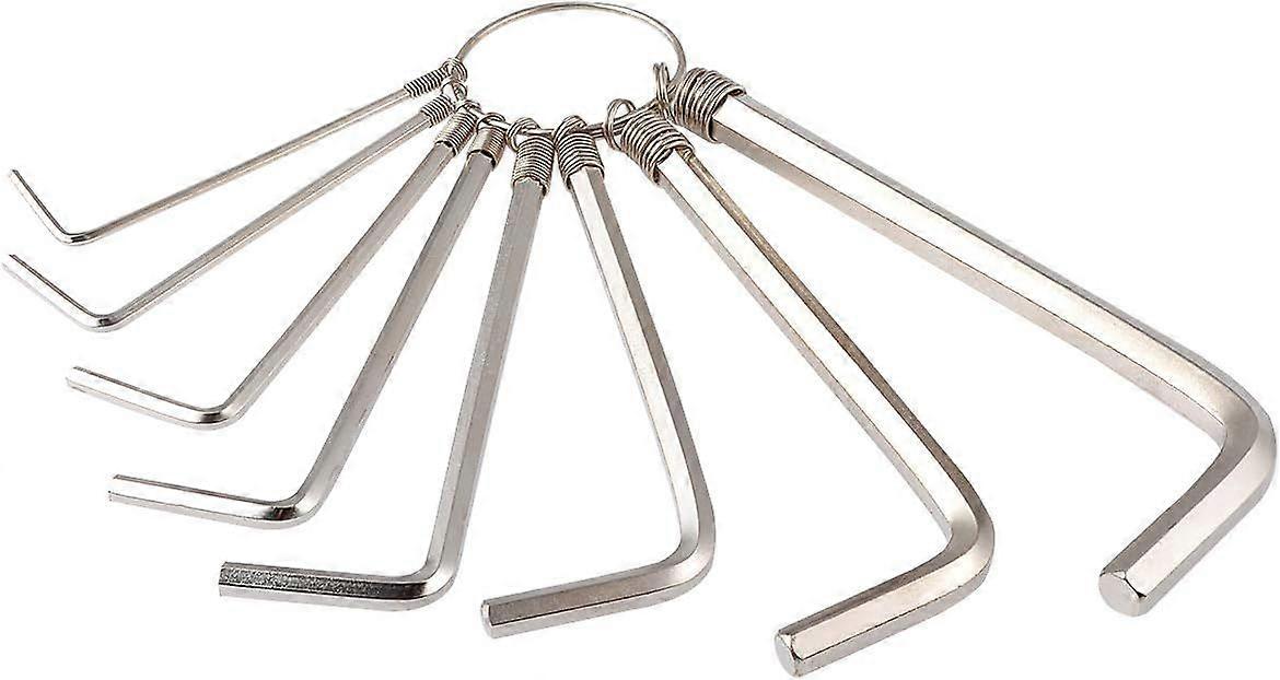 8pcs Practical Metric Hex Allen Key Wrench Set for Repairs