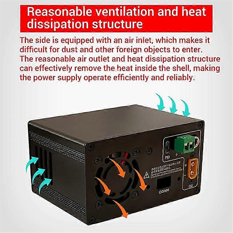 For Cnc Power Supply Aluminum Alloy Shell Multiinterface Input Dc Double Lshaped Splicing Center Fra