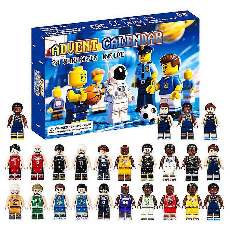 New 24-Day Countdown Blind Box Toy, Children's Gift, Racing Car Number Countdown Christmas Advent Calendar