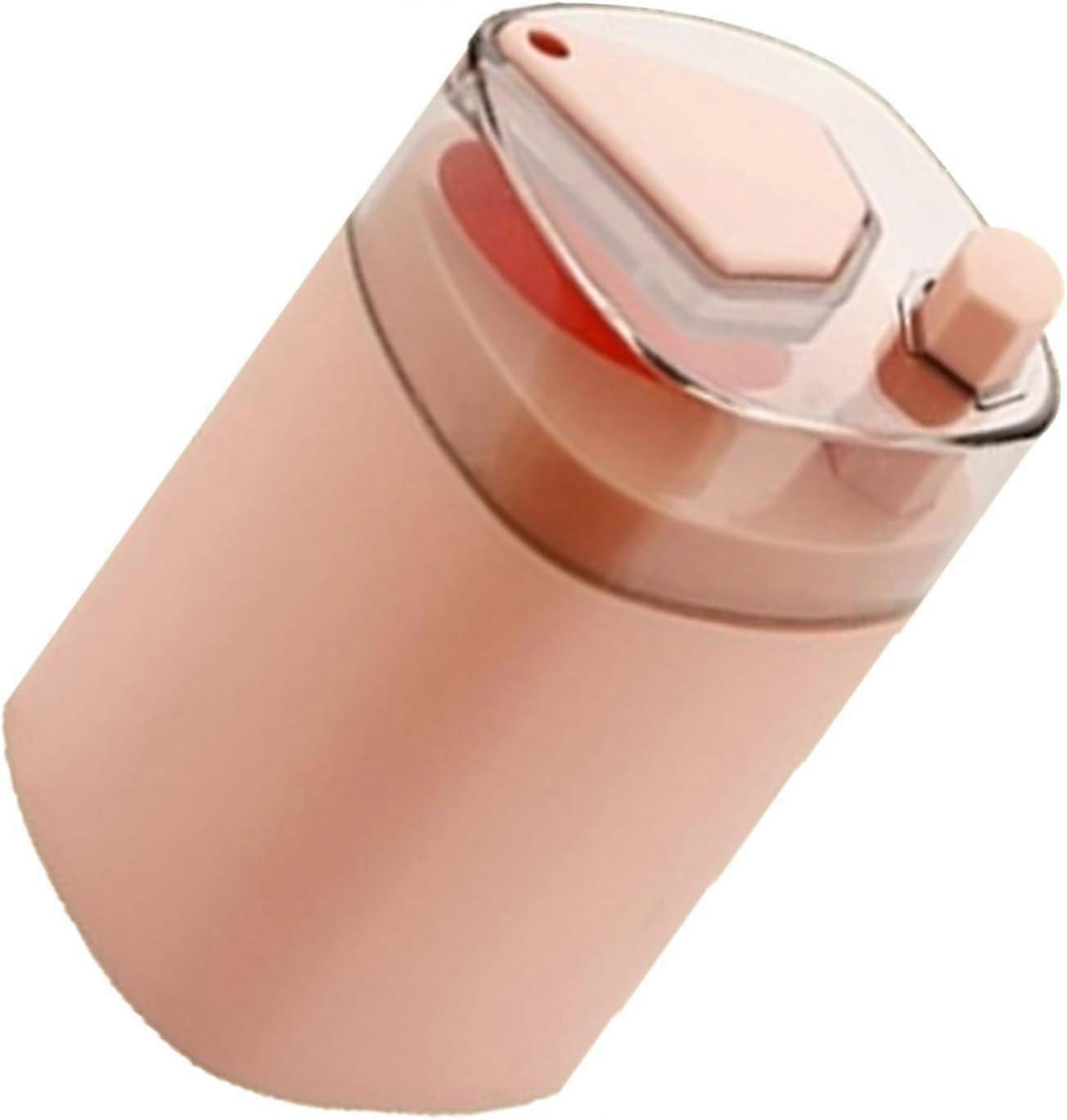Toothpick Holder Dispenser, Automatic Pop-Up Plastic Toothpick Container for Kitchen Storage, Pink Color, Compact Design