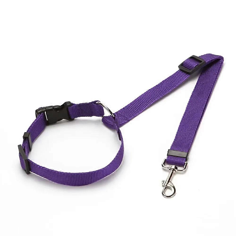 Car Seat Belt & Adjustable Nylon Leash For Dogs (7 Colors Available)