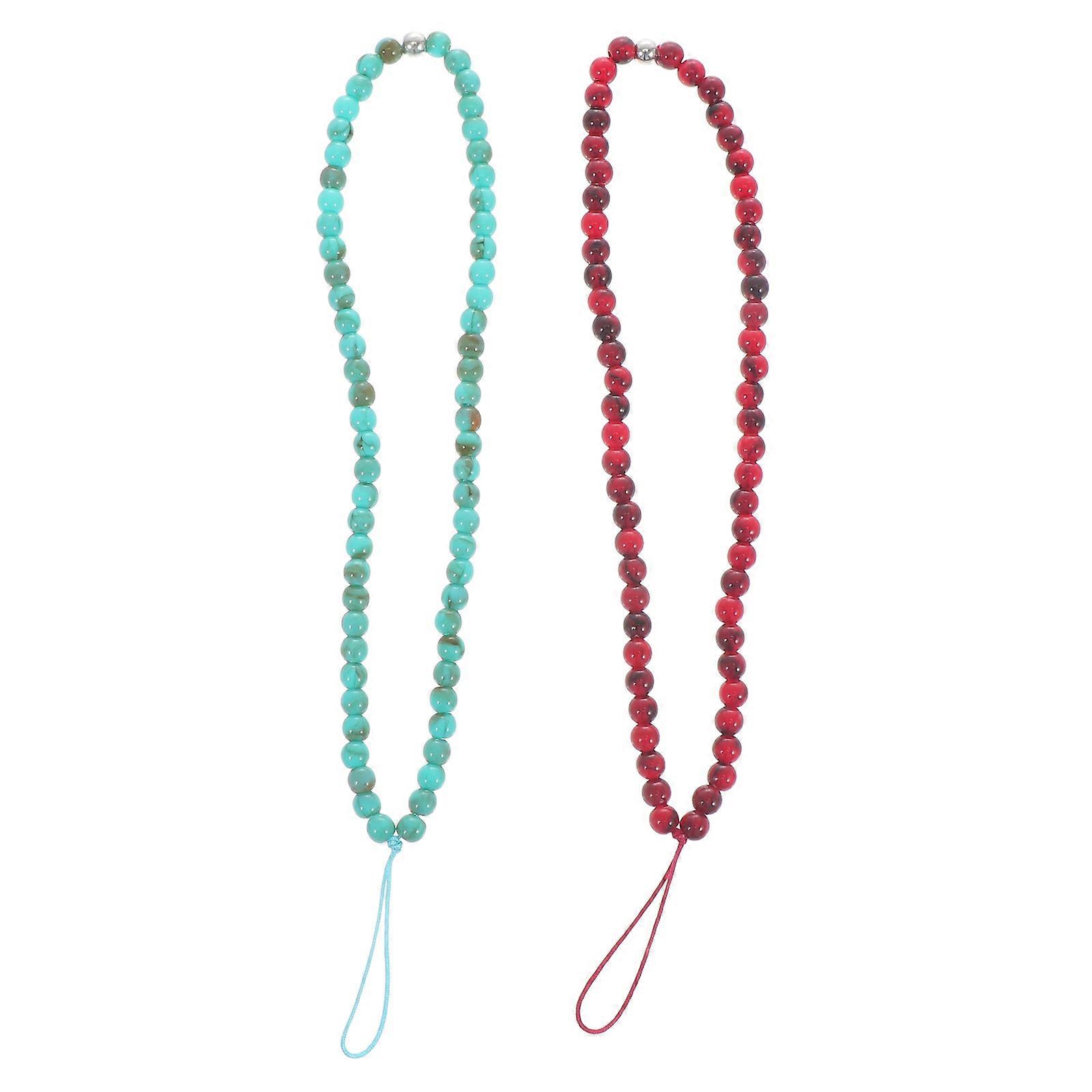 Phone Hanging Straps Durable Resin Material for Decoration 2Pcs Set