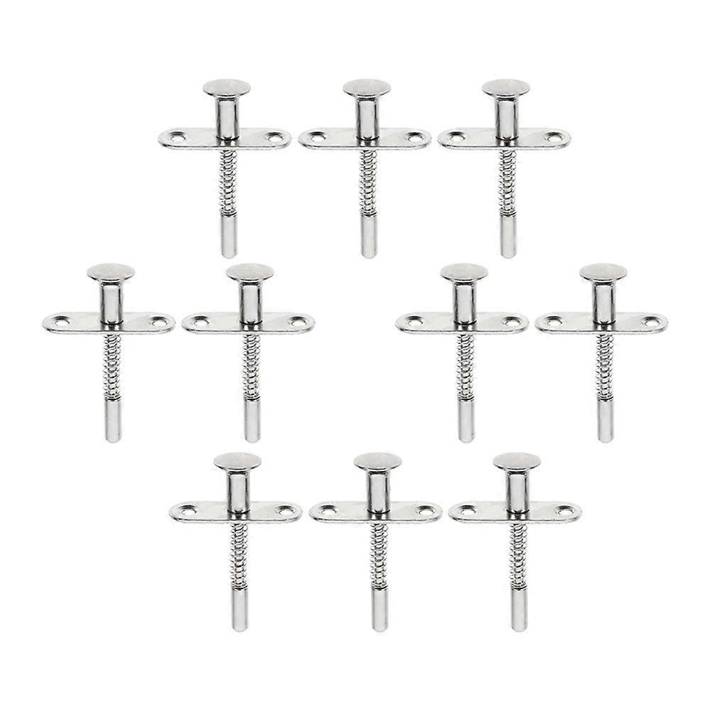 Stainless Steel Plunger Latches for Cage Storage Door Function 10Pcs