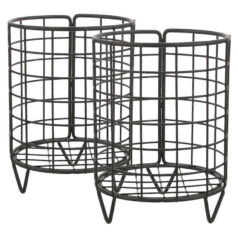 Rabbit Feeder Iron Holder for Cage Feeding 6Pcs Small Pets