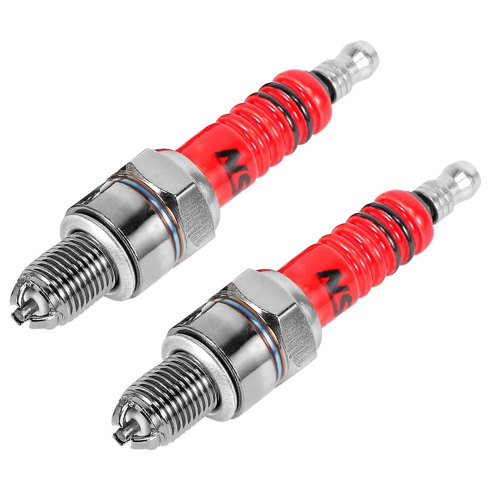Pack of 2 3 Electrode Plug A7tc for 50cc 110cc 125cc 150cc Atv Scooter Dirt Bike Go Kart
