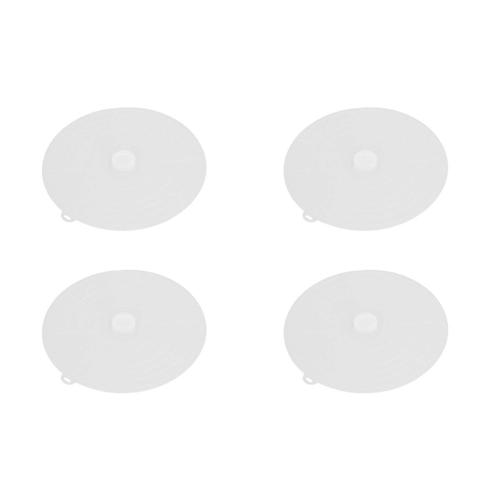 4Pcs 23cm Silicone Lid Reusable Heat Resistant Silicone Cover for Cup Bowl Plate Microwave Dishwasher Safe