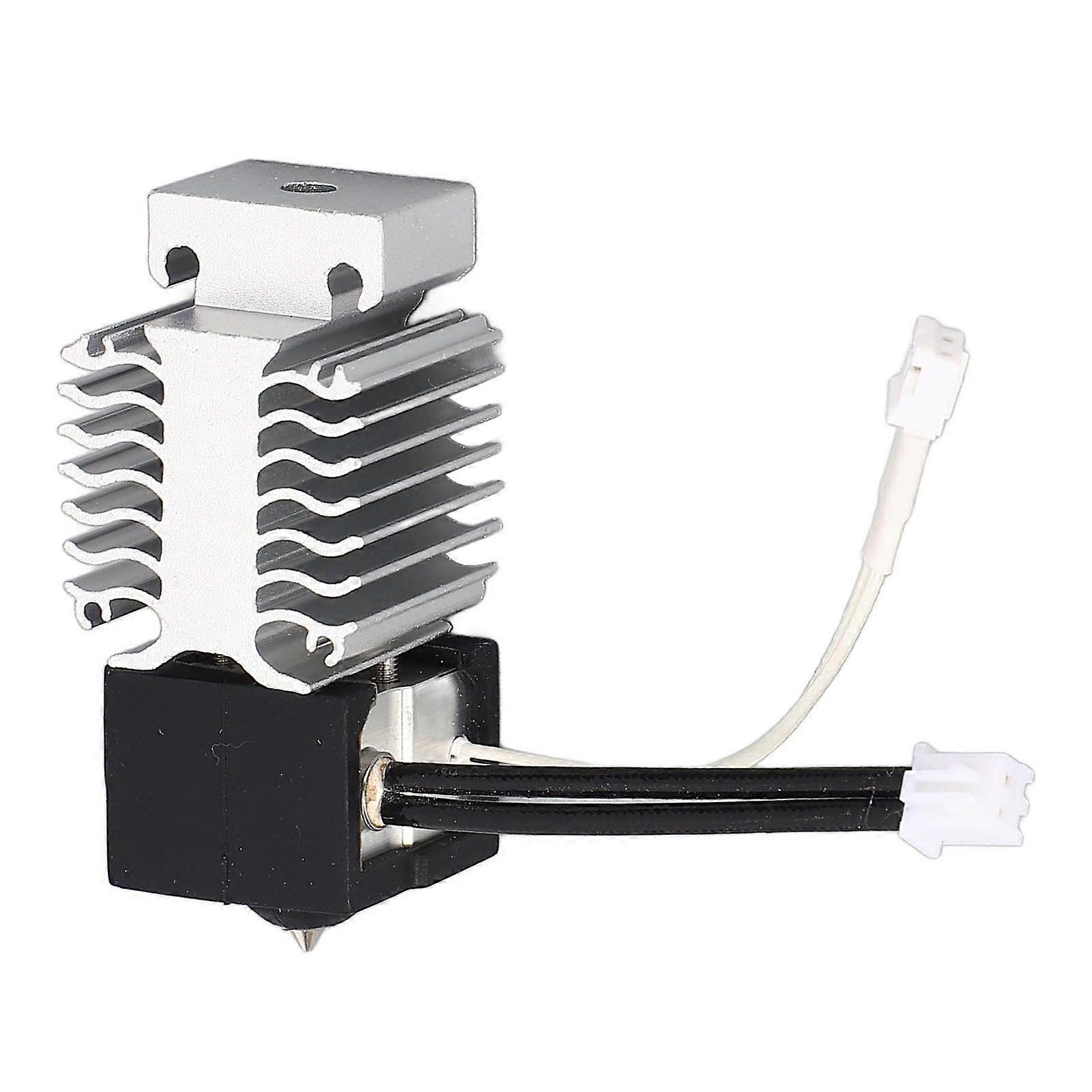 3D Printer Ceramic Heating Block Kit Bimetal Throat Tube 0.4mm Copper Plated Nozzle 3D Printer Hotend Kit for Ender 3 V3 SE