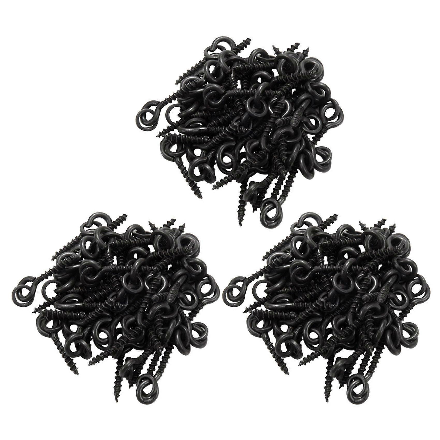 150Pcs Carp Fishing Boilie Screw with Solid Ring Bait Tool Chod Rigs Carp Fishing Hair Tackle Access