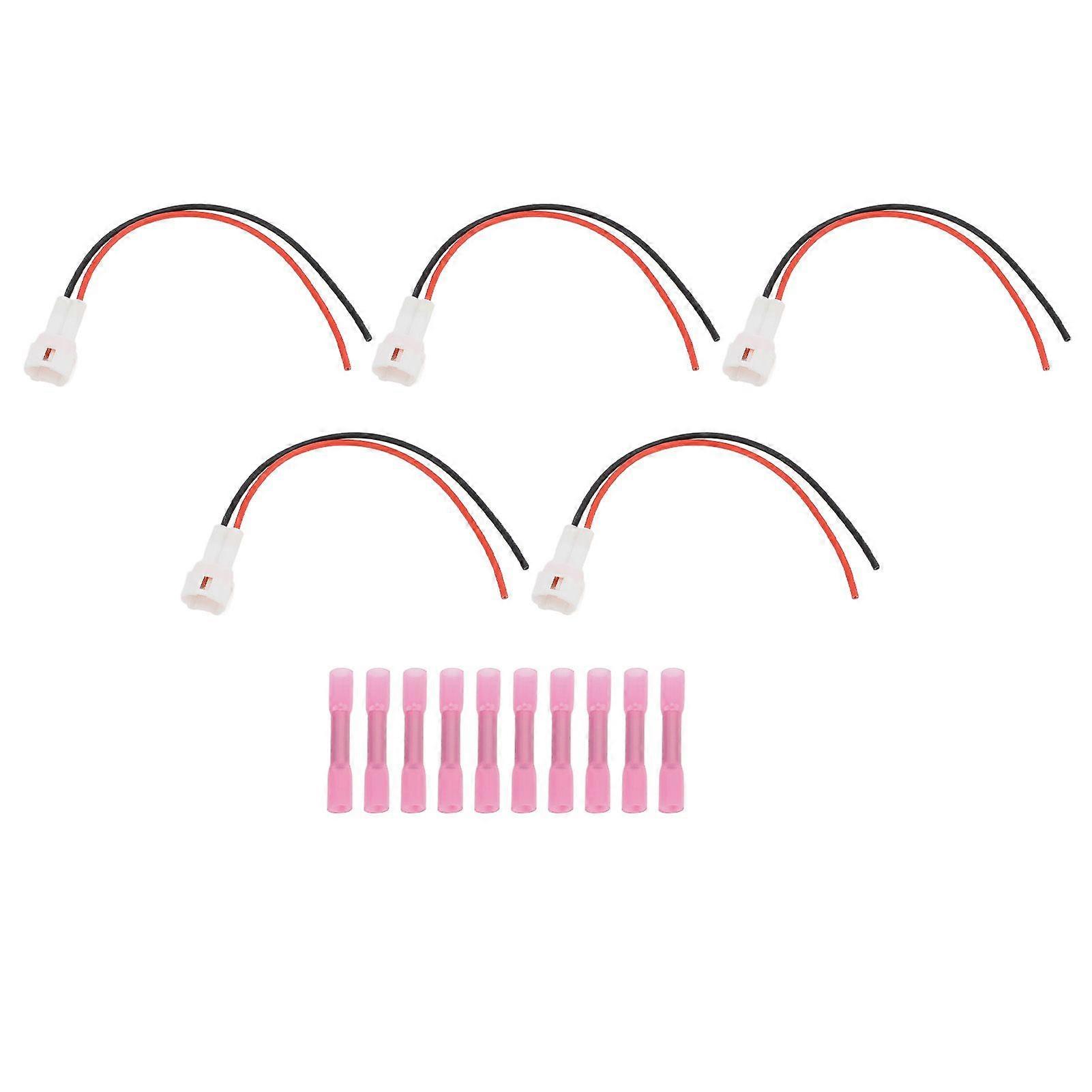 5 Sets Power Lead Kit B4J H25B0 V0 00 Reliable Transmission Power Lead Connector Plug Kit for Wolverine RMAX2 RMAX4 850 X4 X2 708