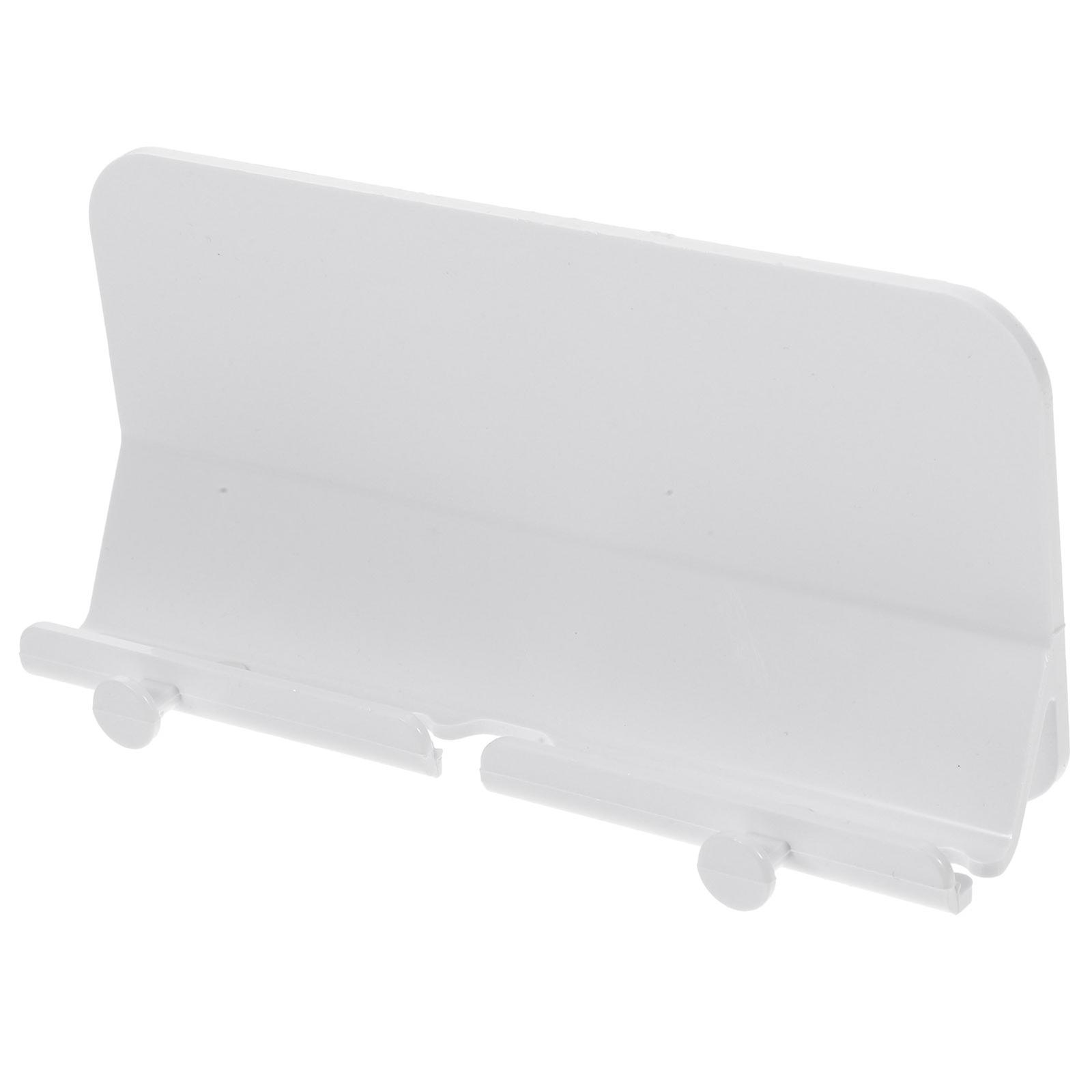 Phone Holder Bedside Shelf Wall Mount Storage Container Plastic White for Charging Support 1Pcs