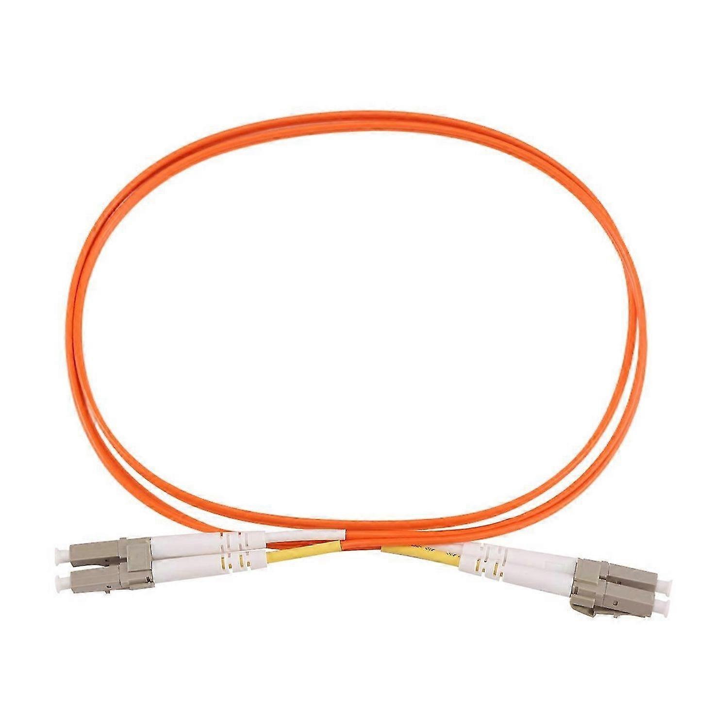 1M jumperkabel Duplex Multimode LC-LC LC til LC fiberoptisk patchkabel