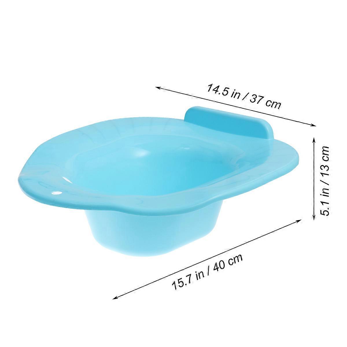 Bath Basin Bidet for Hemorrhoidal Relief with Thickened Soaking Basin