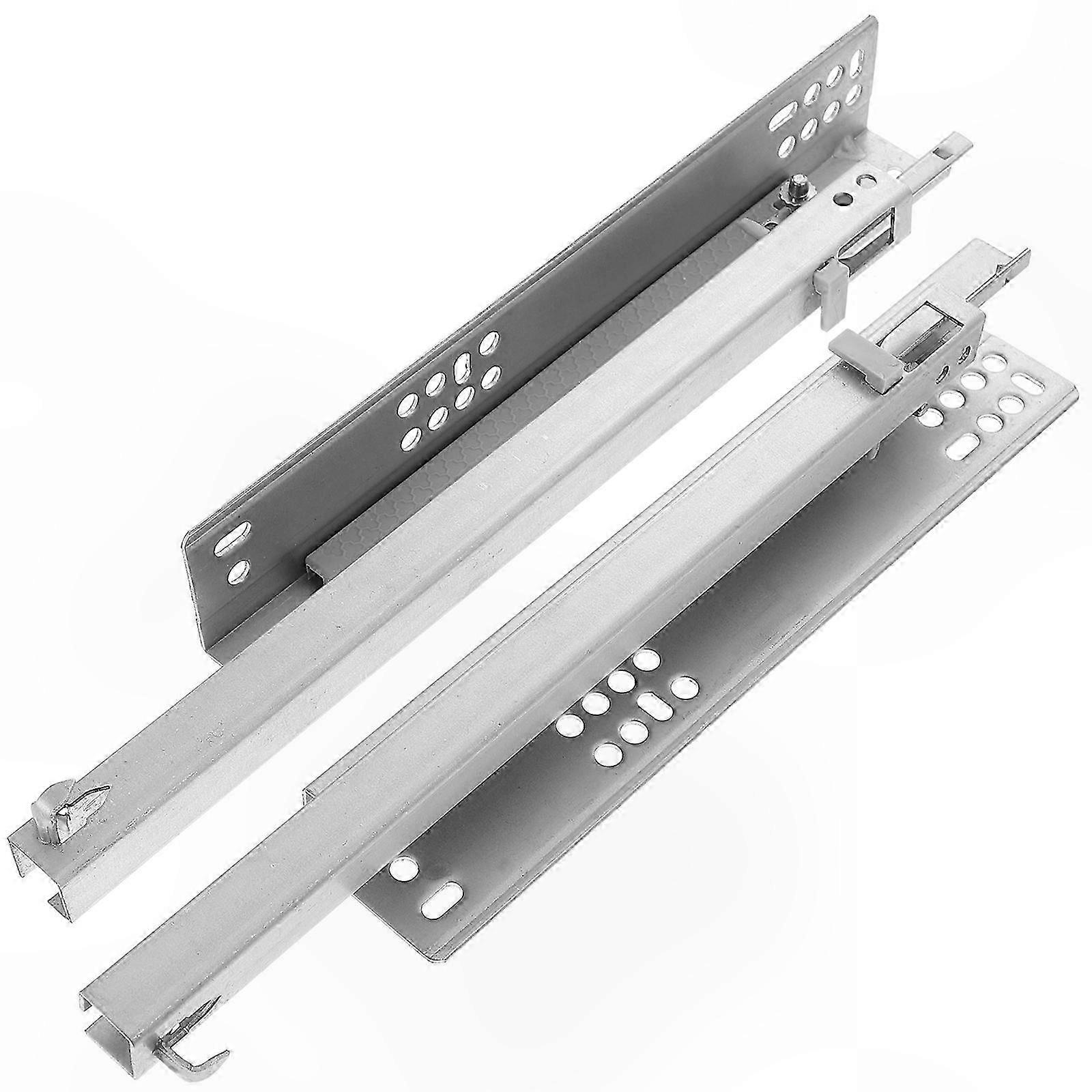 Soft Close Drawer Slides, Concealed Mounting Cabinet Rails, Durable Noise-Reducing Replacement for Remodeling Projects