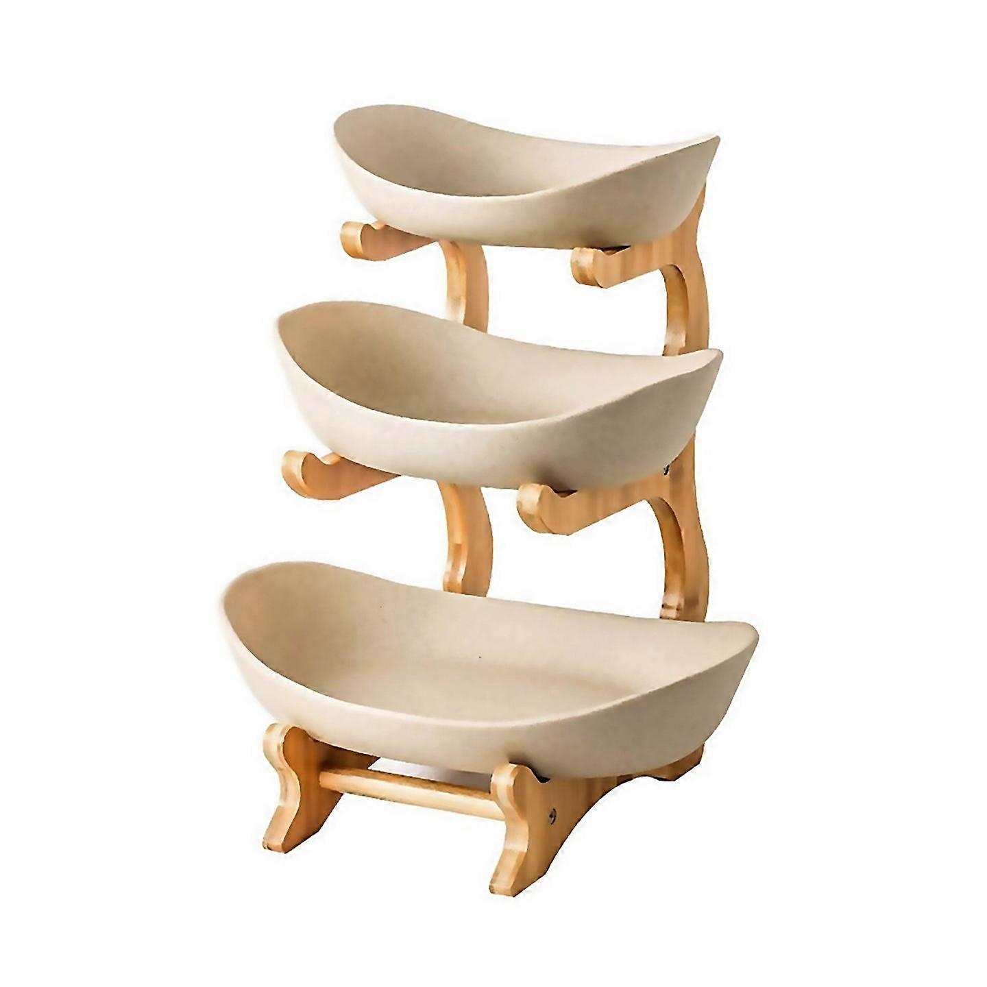 For 3layer Fruit Tray Living Room Plastic Snack