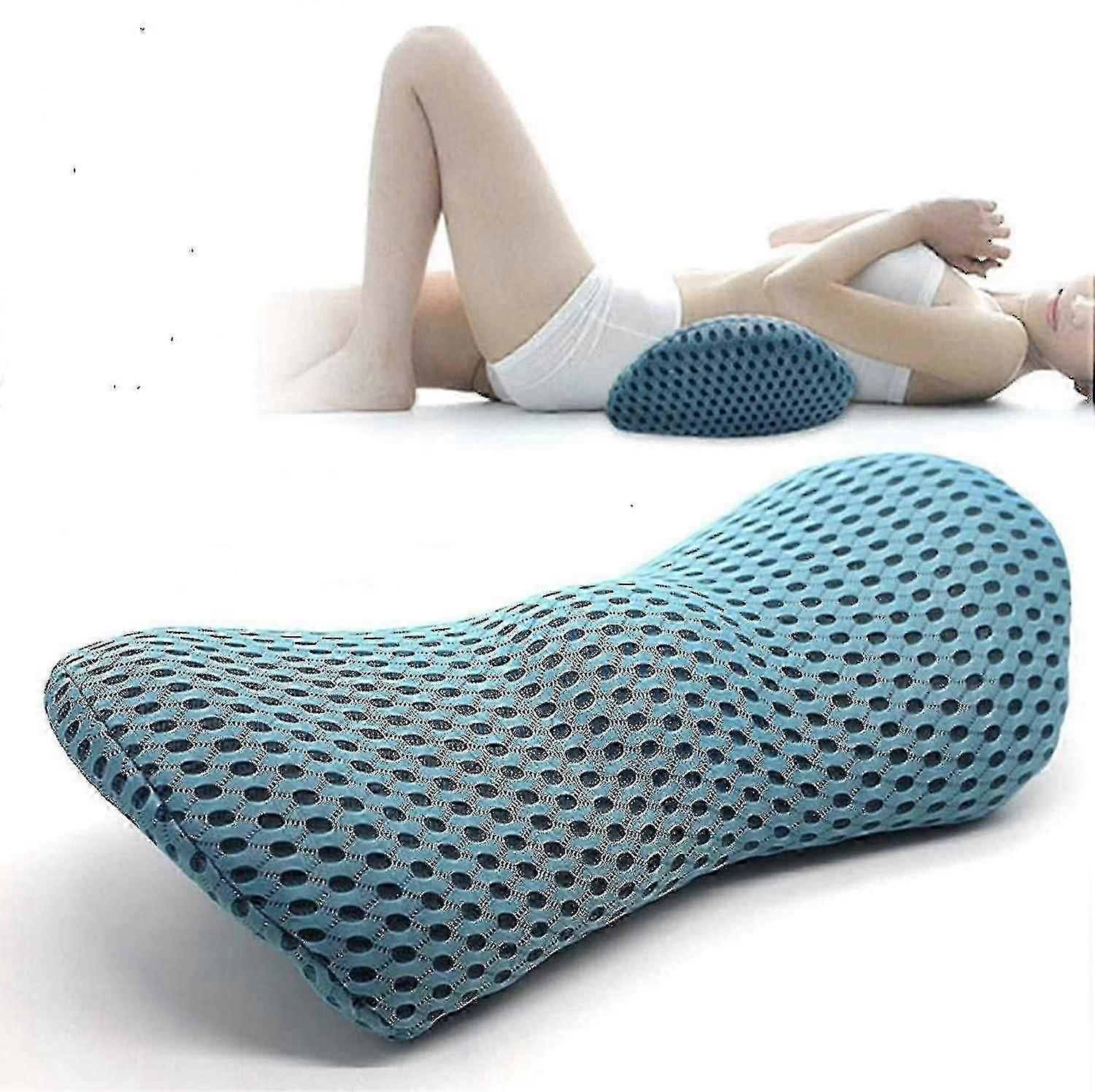 Orthopedic Lumbar Support Pillows with Memory Foam for Universal Home Use and Comfortable Sleep