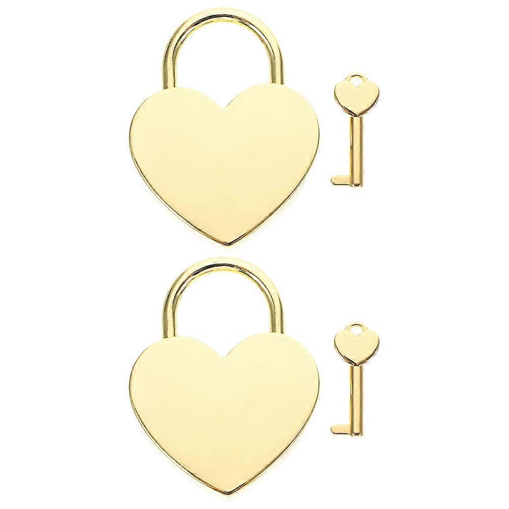 Heart Shaped Love Locks for Decoration 10Sets Suitcase Locks