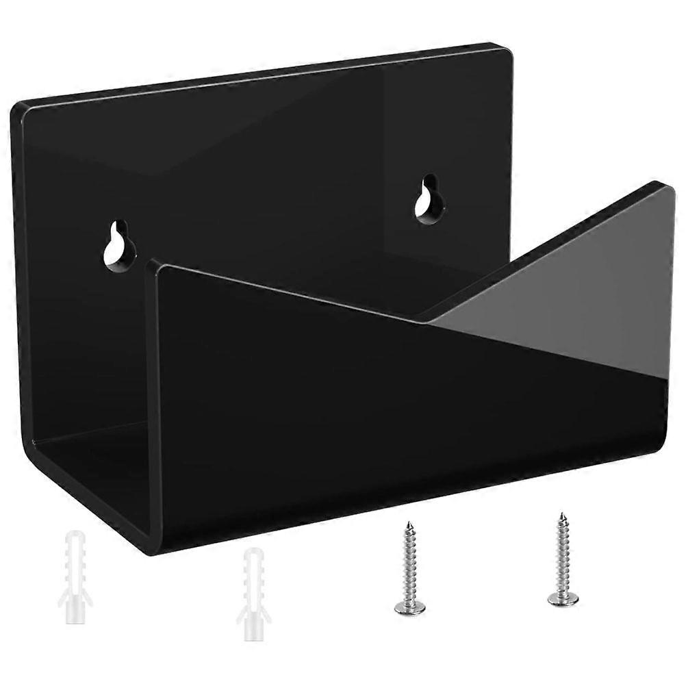 Black Acrylic Letter Holder for Storage Use 2Sets Desktop Mail Organizer