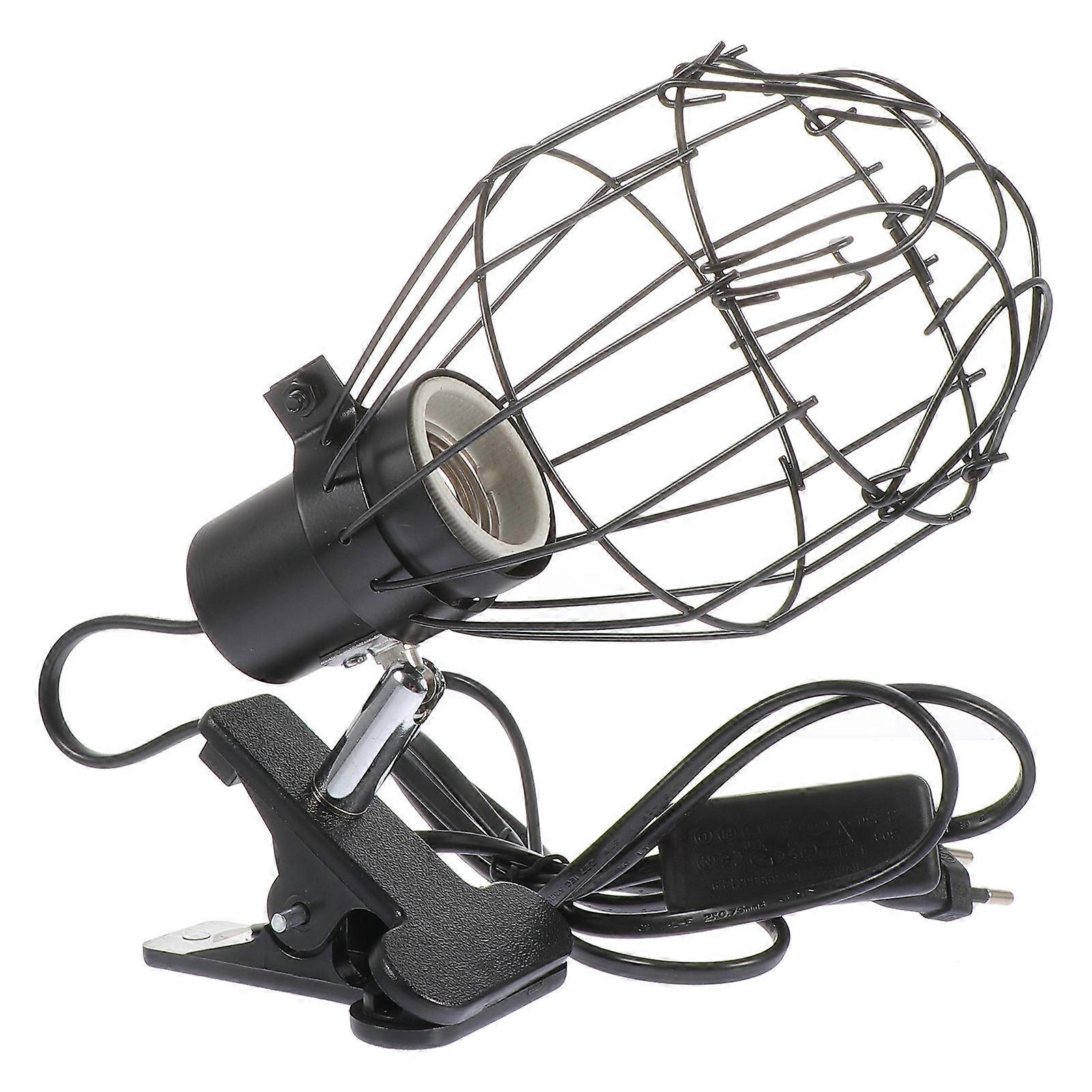 Lamp Cover for Reptile Heat Lamp Iron Material with 2Pcs Quantity