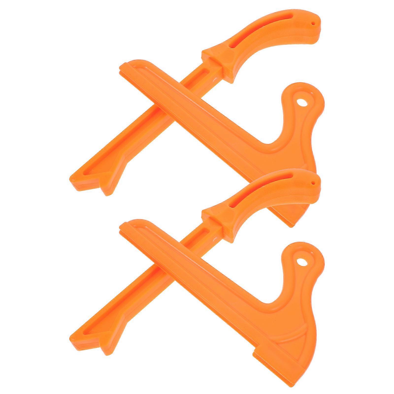 Push Handle for Table Saw 8Pcs Orange ABS Woodworking Safety Equipment