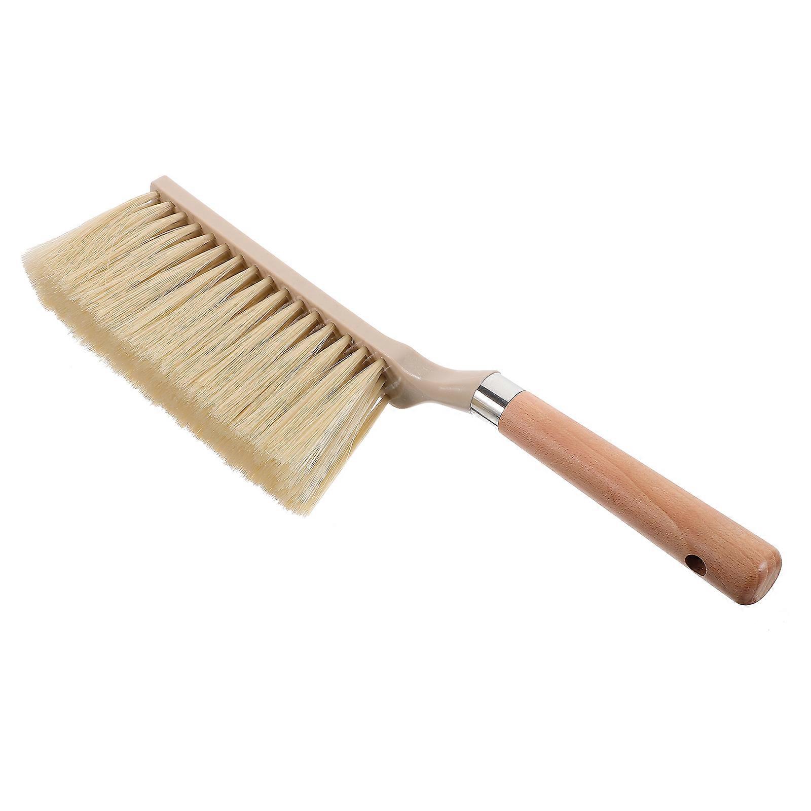 Multi-Functional Brush Wooden Handle for Bedroom Cleaning 3Pcs White