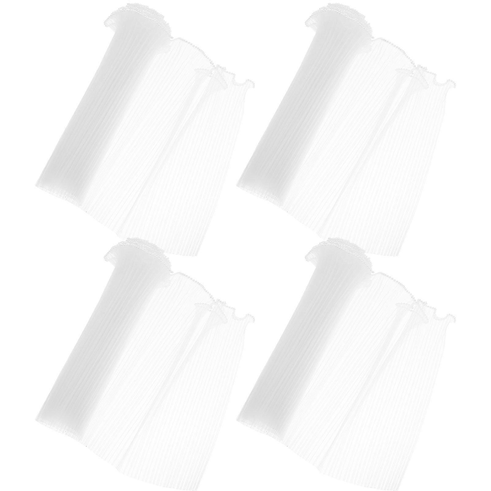 Flower Wrapping Mesh Paper for Bouquet Packaging 8Pcs White Decorative Wrap