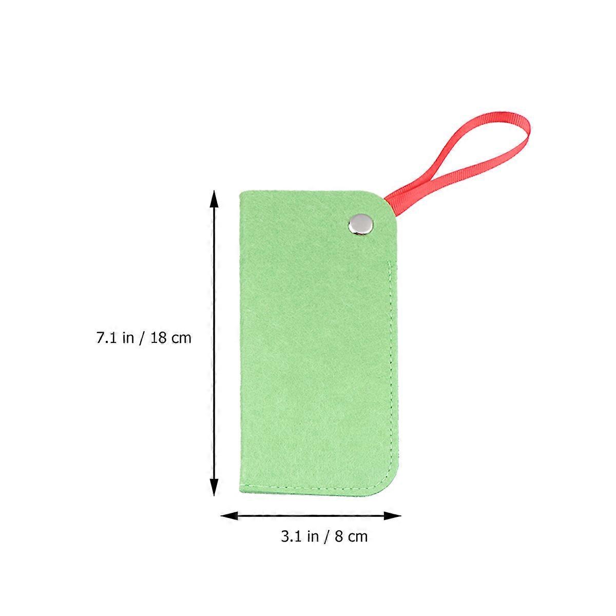 Eyewear Pouches Sunglasses Organizer Case Daily Use Rectangular Felt Protective 3Pcs