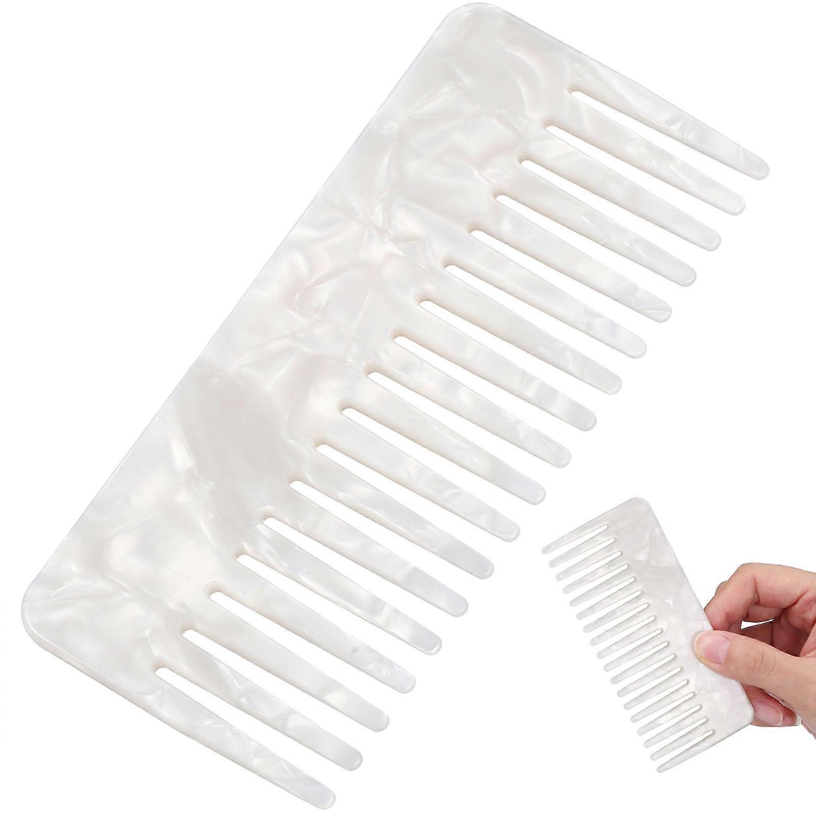 Wide Tooth Hair Comb Detangling Comb for Home Use 8Pcs