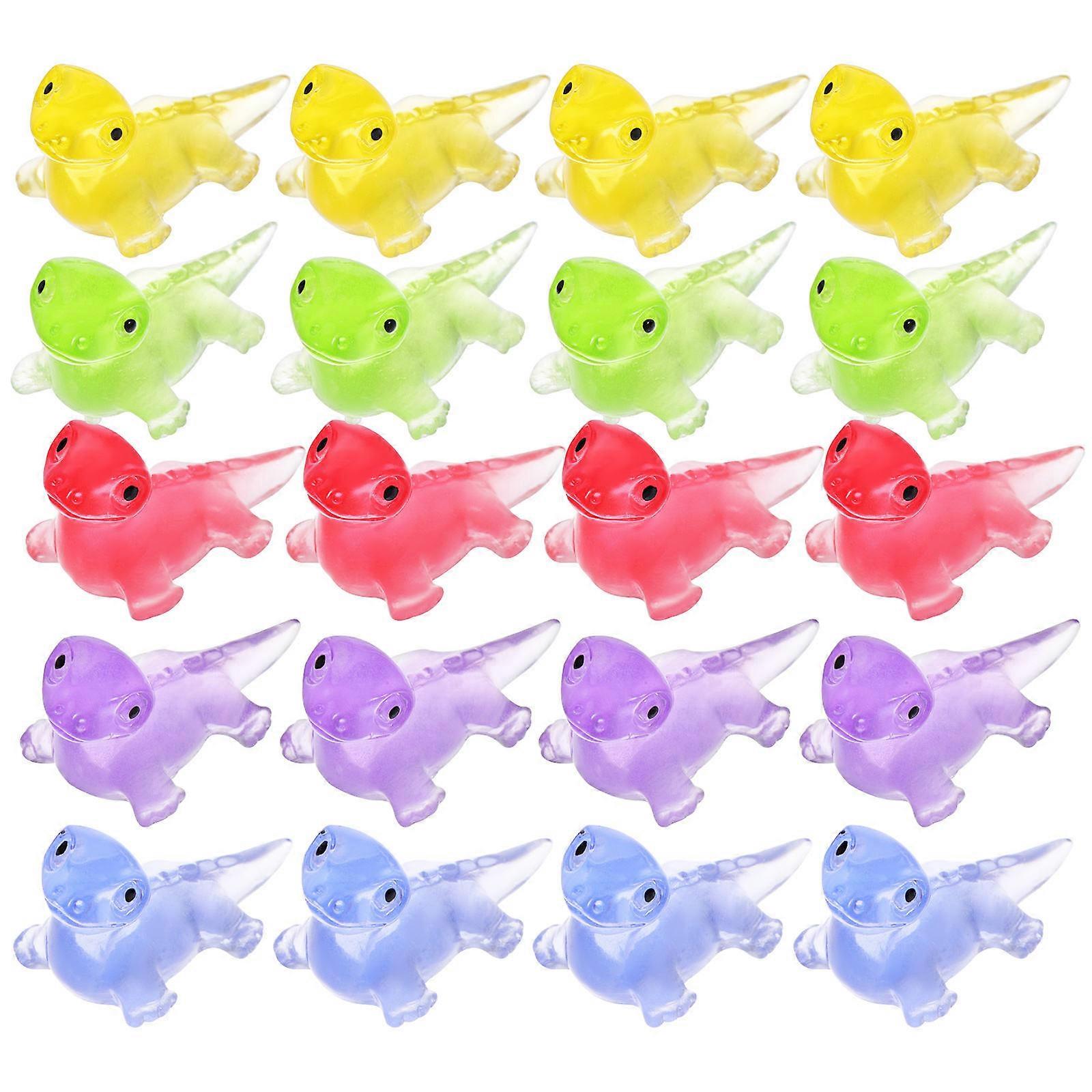 Mini Resin Lizard Figures for Decoration Glow in The Dark 400Pcs Assortment