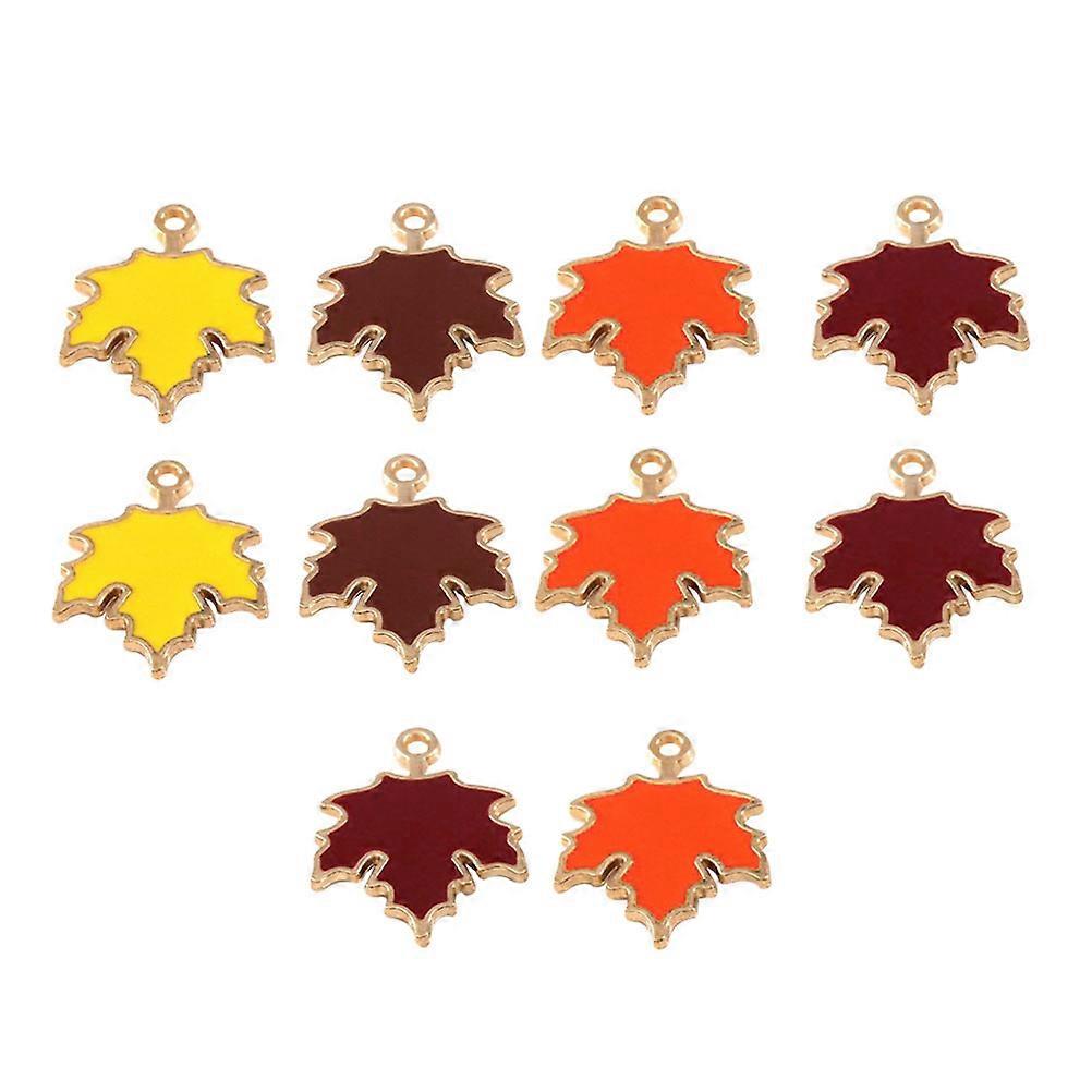 Jewelry Making Pendant for DIY Use 100Pcs Maple Leaf Earrings