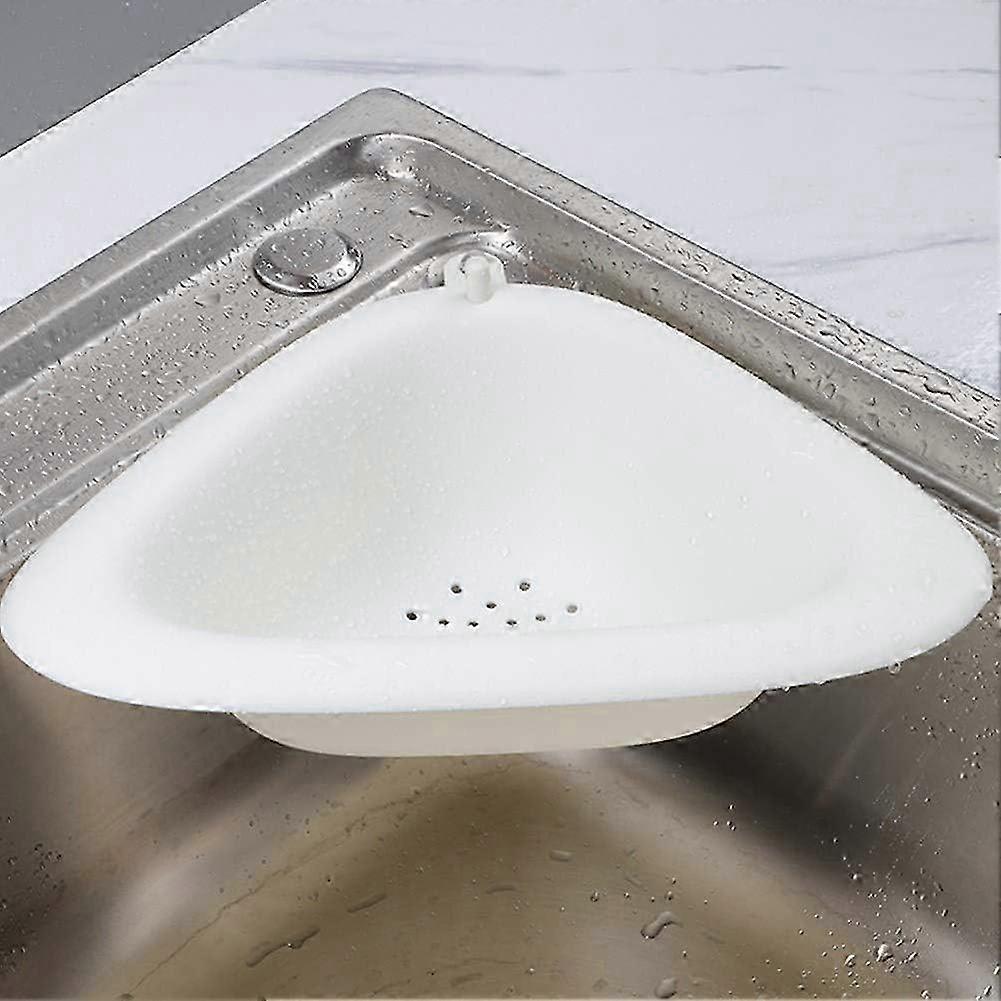 Triangular Sink Strainer – Kitchen & Bathroom Drain Shelf Organizer 2025